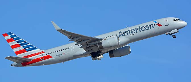American Boeing 757-2B7 N202UW, Phoenix Sky Harbor, October 16, 2017